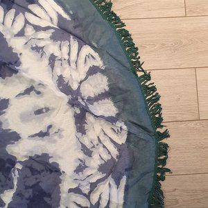 Gypsy Tie-Dyed Boho Beach Roundie 62.5" Round